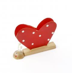 Decoratiune - Butterfly Heart, 10cm