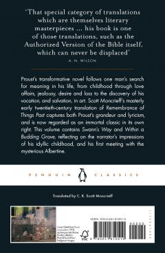 Remembrance of Things Past - Volume 1