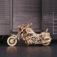 Puzzle 3D - Cruiser Motorcycle, 420 piese