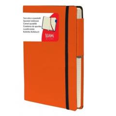 Carnet foaie matematica cu coperta portocaliu - Notebook Small Squared Orange