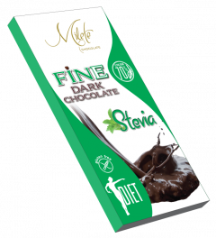 Ciocolata neagra - Fine Dark Chocolate - Stevia