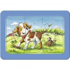 Puzzle 3x6 piese - Animalute