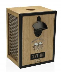 Desfacator sticle de bere - Caja Dispensador Vino Madera