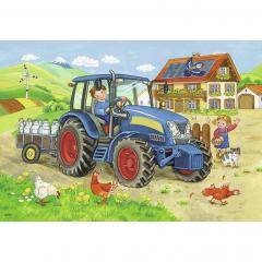 Puzzle 2x12 piese - Santier Constructii si Ferma