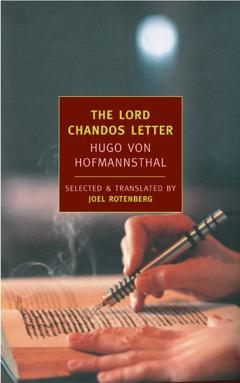 Coperta cărții The Lord Chandos Letter