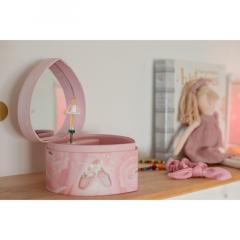 Cutie muzicala - Balerina - Roz