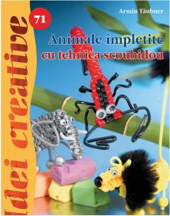 Animale impletite cu tehnica scoubidou 