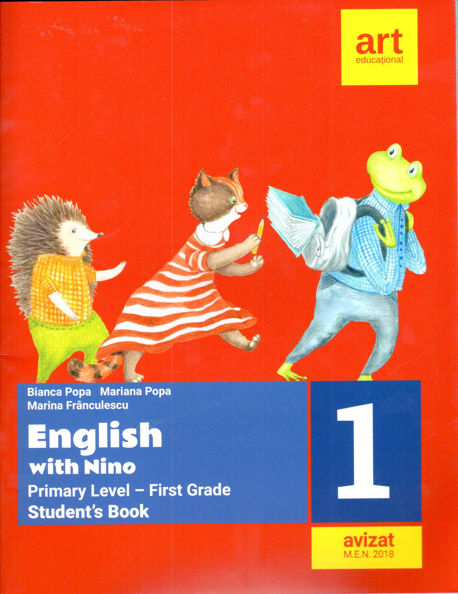 English with Nino. Student&#039;s book - clasa I