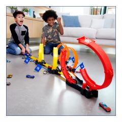 Jucarie Hot Wheels Action - Pista buclelor duble