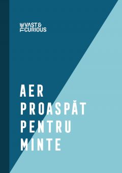 Carnet - Aer proaspat pentru minte - Albastru