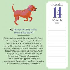 Calendar de birou 2023 - Page-A-Day - Dog Trivia