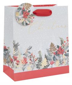 Punga cadou - Christmas Floral, Medium