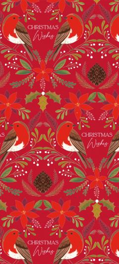 Hartie de impachetat - Luxury Tissue Paper - Christmas Wishes, 4 bucati 50x75cm