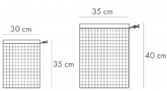 Set 2 sacose de bumbac reutilizabile