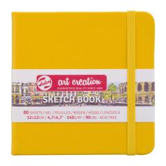 Caiet de schite - Talens Art Creation - Square, 80 Sheets - Golden Yellow