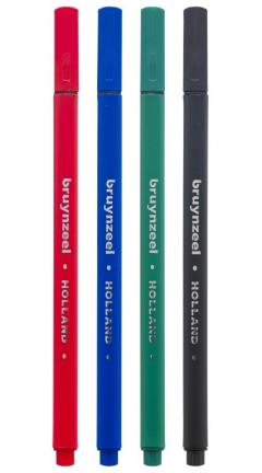 Set 4 pixuri - Bruynzeel - Basic Fineliner