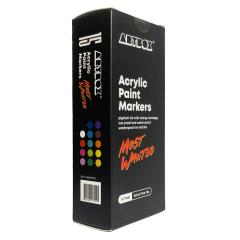 Set 15 markere - Acrylic Paint - Most Wanted, 0.7 mm