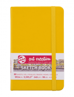 Caiet de schite A6 - Talens Art Creation - 80 Sheets - Golden Yellow