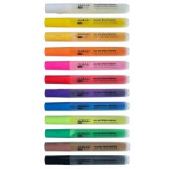 Set 12 markere - Acrylic Paint - Essential Colours