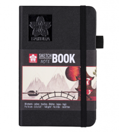 Caiet de schite A6 - Sakura - 80 Sheets - Creme White Paper