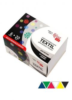 Set 6 culori - Textile - Rosa Talent