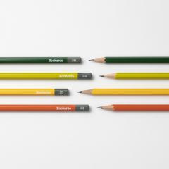 Set 4 creioane - Bookaroo Graphite - Greens