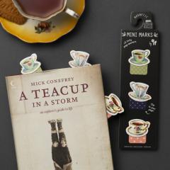 Set 3 semne de carte magnetice - Mini Marks - Tea Cups