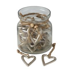 Ornament brad - Pendant Karunja - Heart - Mat