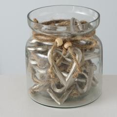 Ornament brad - Pendant Karunja - Heart - Mat