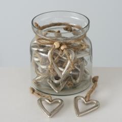 Ornament brad - Pendant Karunja - Heart - Mat