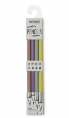 Set 4 creioane - Bookaroo Graphite - Pastels