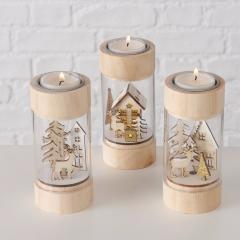 Decoratiune - LED Tealight Jolder Varberg - Pine, mai multe modele