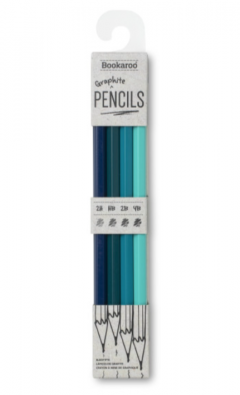 Set 4 creioane - Bookaroo Graphite - Blues