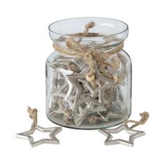 Ornament brad - Pendant Karunja - Star - Mat