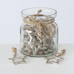 Ornament brad - Pendant Karunja - Star - Mat