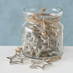 Ornament brad - Pendant Karunja - Star - Mat