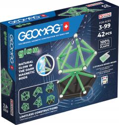 Set de constructie magnetic - Glow, 42 piese