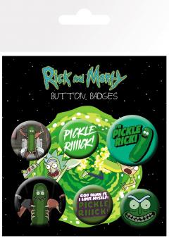 Insigne - Rick and Morty Pickle Rick - mai multe modele | GB Eye