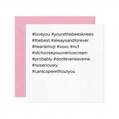 Felicitare - #Hashtags #Loveyou