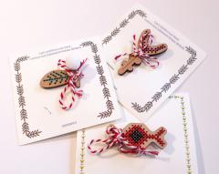 Martisor cusut brosa (diverse modele)