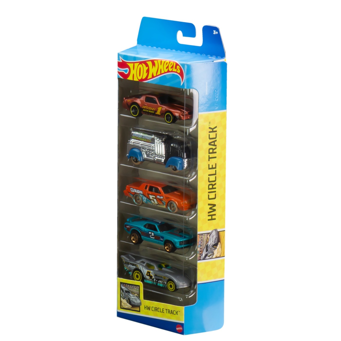 Set 5 masinute - Hot Wheels - HW Circle Track - Mattel