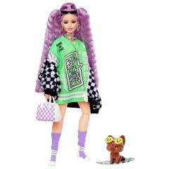 Papusa - Barbie Extra - Checkered Jacket
