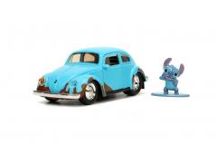 Set masinuta cu figurina -  Disney Stitch - Stitch & Volkswagen Beetle