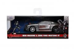 Set figurina si masinuta - War Machine & 2006 Ford Mustang GT