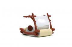 Set figurina si masinunta - Fred Flintstone & Flintmobile