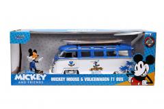 Set figurina si masinuta - Mickey Mouse & Volkswagen T1 Bus