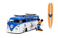 Set figurina si masinuta - Mickey Mouse & Volkswagen T1 Bus