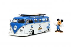 Set figurina si masinuta - Mickey Mouse & Volkswagen T1 Bus
