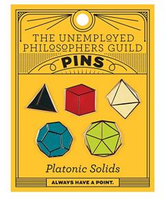 Set 5 insigne - Platonic Solids