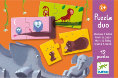 Puzzle duo - Mama si puiul
